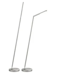 Vloerlamp mat nikkel LED verstelbaar></noscript>Straluma New