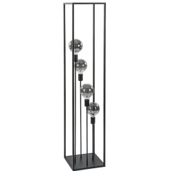 Vloerlamp open frame zwart 4-lichts>Straluma Online