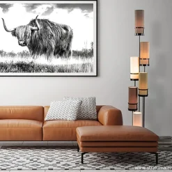 Vloerlamp Sixt 6l multicolor bruin><noscript><img width=