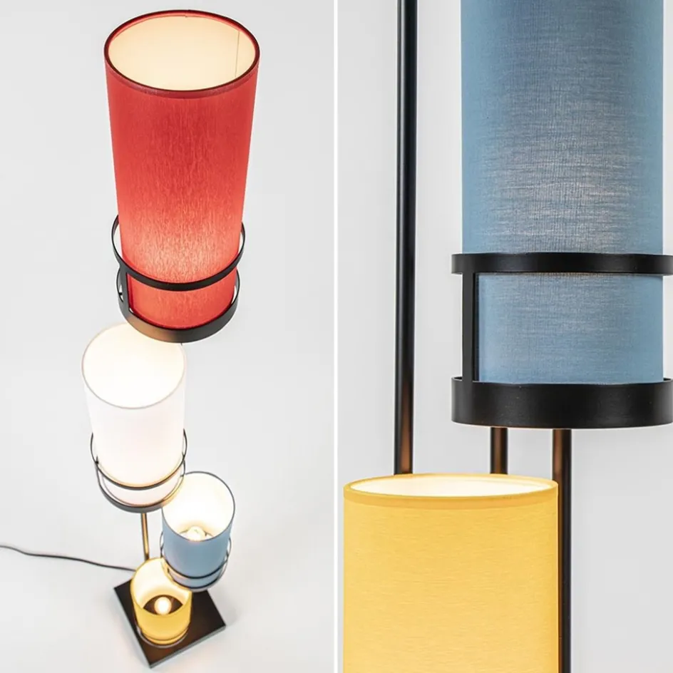 Vloerlamp Sixtyfour 4l multicolor>Straluma Hot