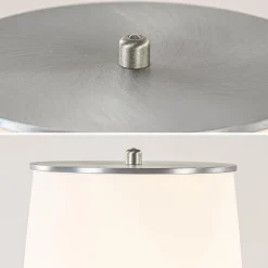 Vloerlamp Terra nikkel/wit glas dtw><noscript><img width=