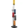 Vloerlamp zwart 6L multicolor rood>Straluma Outlet