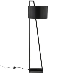 Vloerlamp/lampvoet mat zwart excl. kap><noscript><img width=