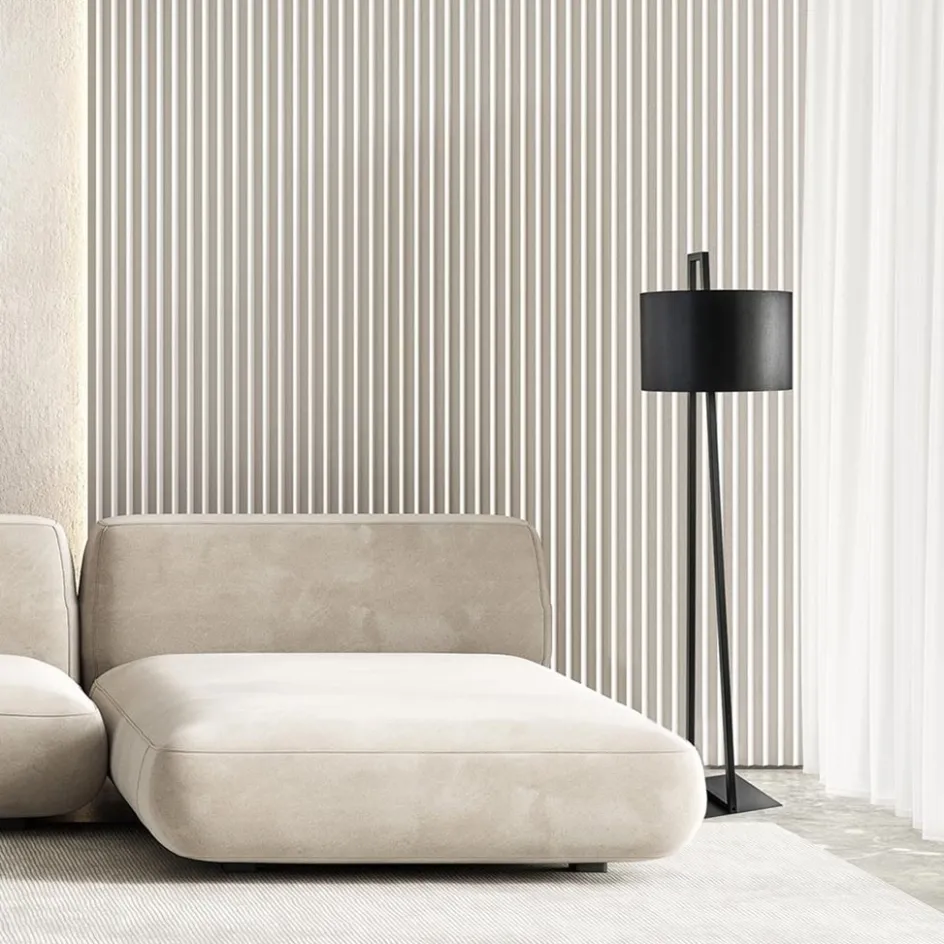 Vloerlamp/lampvoet mat zwart excl. kap>Straluma