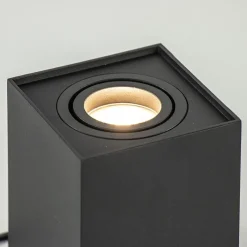 Vloerspot Rebel vierkant 12.5cm zwart><noscript><img width=