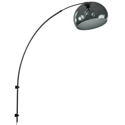 Wandlamp boog met smoke plexibol kap>Straluma Online