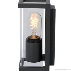 Wandlamp buiten antraciet/glas IP54></noscript>Straluma Hot