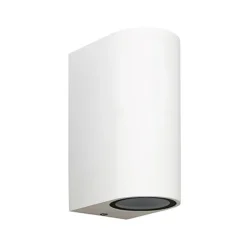 Wandlamp buiten up+down wit IP54>Straluma New