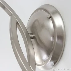 Wandlamp Capri staal/glas slaapkamer></noscript>Straluma Sale