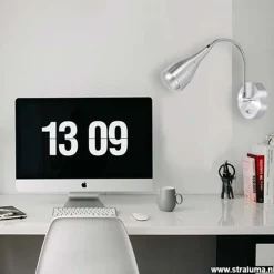 Wandlamp Elite aluminium strak modern></noscript>Straluma New