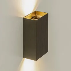 Wandlamp Eros rechthoek brons><noscript><img width=