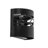 Wandlamp halve cilinder mat zwart>Straluma New