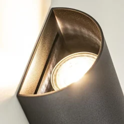 Wandlamp Hera afgerond zwart><noscript><img width=