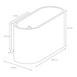 Wandlamp klein ovaal wit></noscript>Straluma Clearance