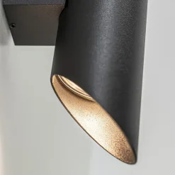 Wandlamp koker smal up+down zwart><noscript><img width=