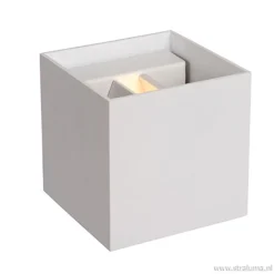 Wandlamp kubus wit verstelbaar incl. led></noscript>Straluma Outlet
