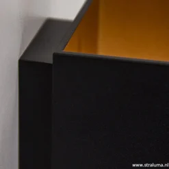 Wandlamp kubus zwart/goud></noscript>Straluma Outlet