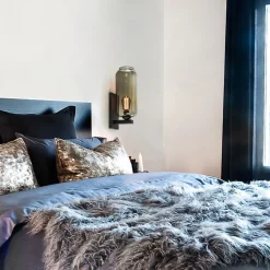 Wandlamp Lett zwart + smoke glas><noscript><img width=