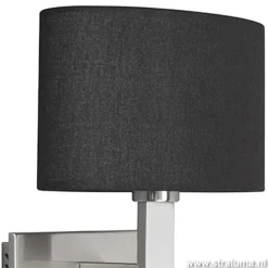 Wandlamp New Oval kap zwart led></noscript>Straluma New