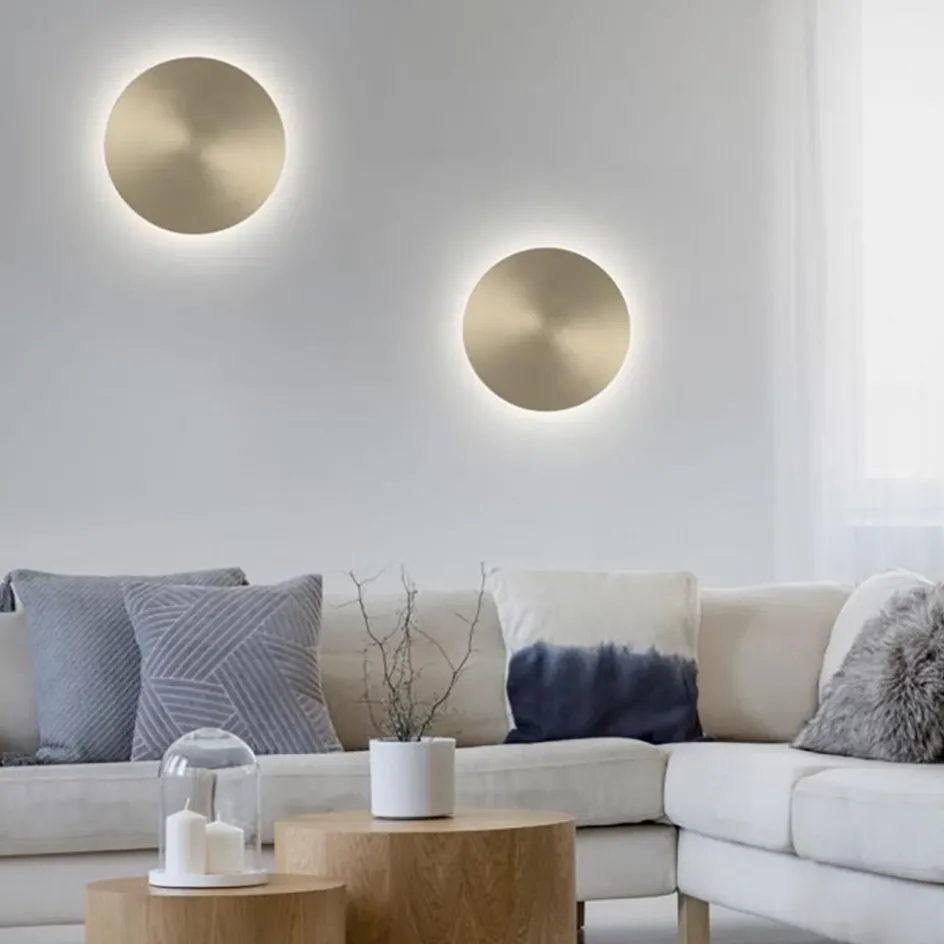 Wandlamp op accu goud 3-standen dimbaar>Straluma