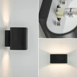 Wandlamp ovaal zwart/zilver g9></noscript>Straluma