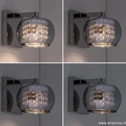 Wandlamp Pearl glas/chroom><noscript><img width=