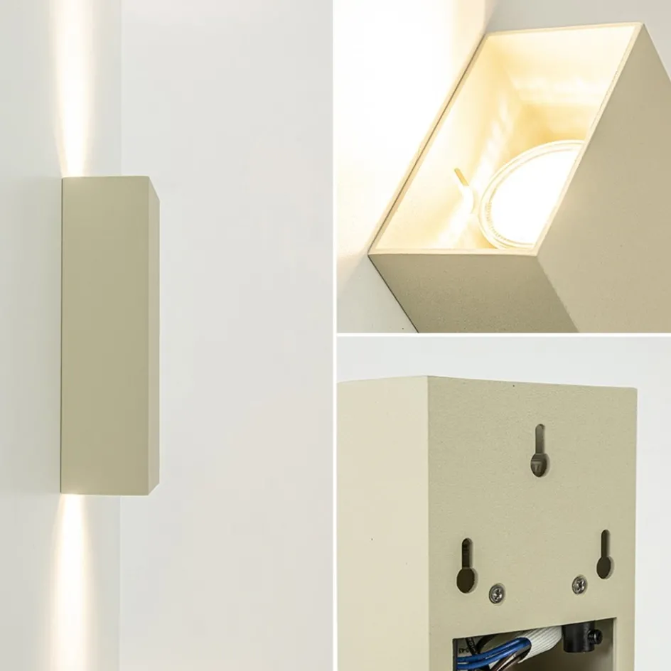 Wandlamp sandy up+down GU10>Straluma