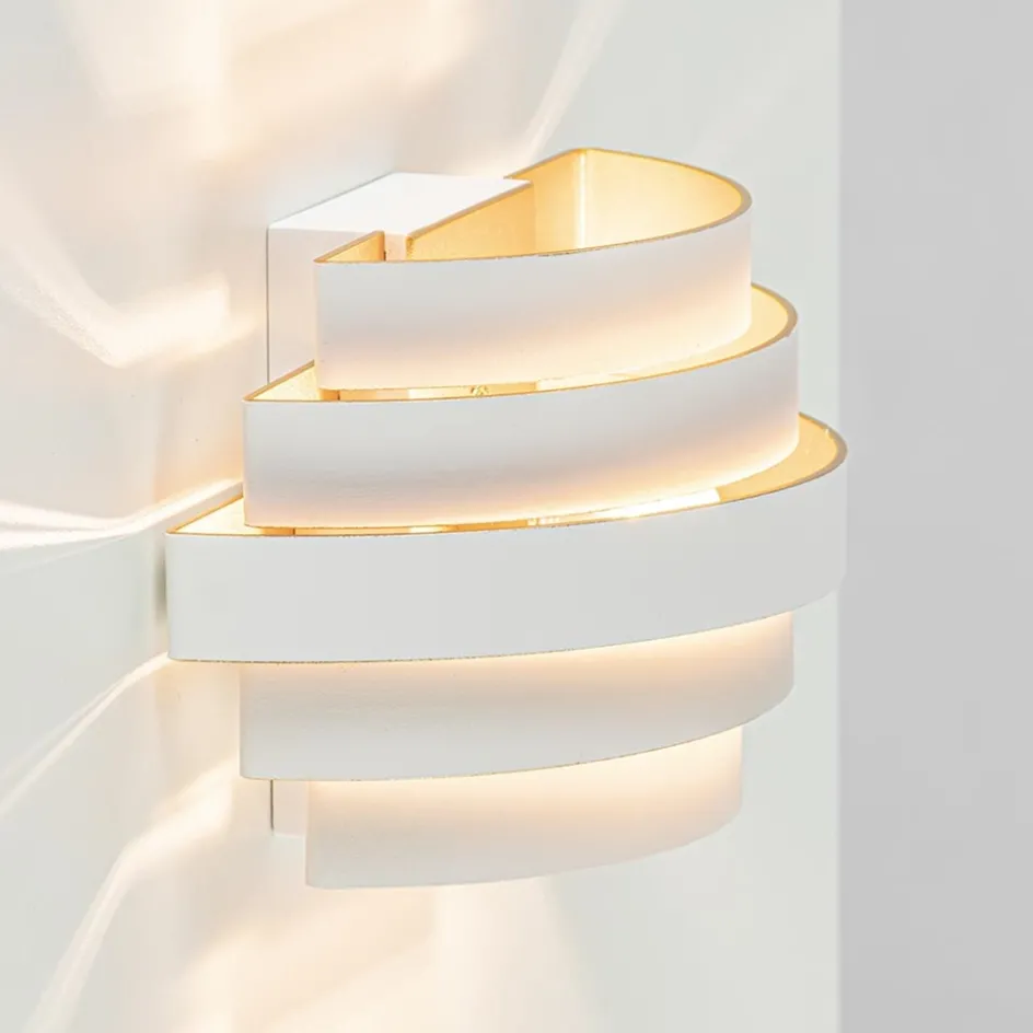 Wandlamp Scudo klein wit/goud>Straluma Best