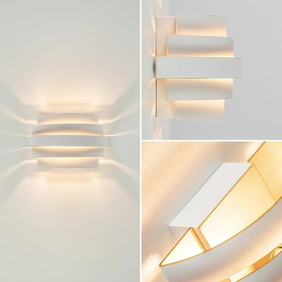 Wandlamp Scudo klein wit/goud>Straluma Best