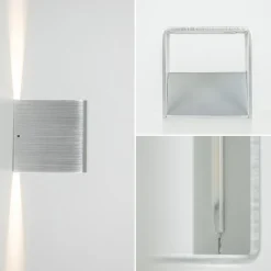 Wandlamp Stretto kubus alu><noscript><img width=