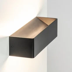 Wandlamp Stretto zwart 30cm>Straluma Outlet