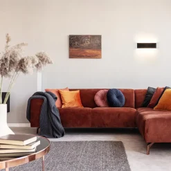 Wandlamp Stretto zwart 30cm></noscript>Straluma Outlet