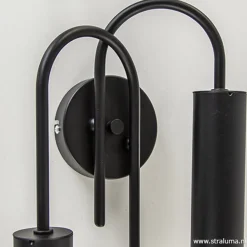 Wandlamp toog dubbel zwart></noscript>Straluma