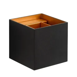 Wandlamp Xio kubus zwart/goud inclusief G9>Straluma Sale