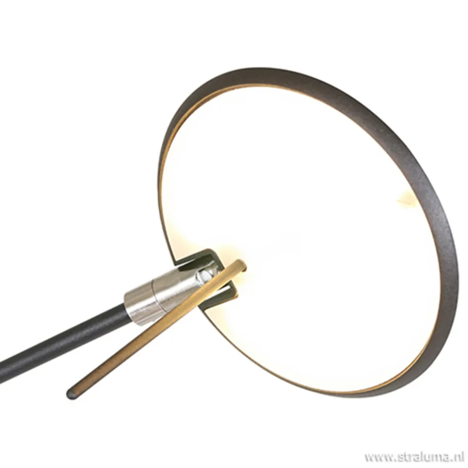 Wandlamp Zodiac zwart incl. dimmer cct>Straluma Online