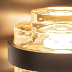 Wandlamp zwart/amber><noscript><img width=