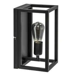 Wand-/plafondlamp rechthoek frame zwart>Straluma Sale