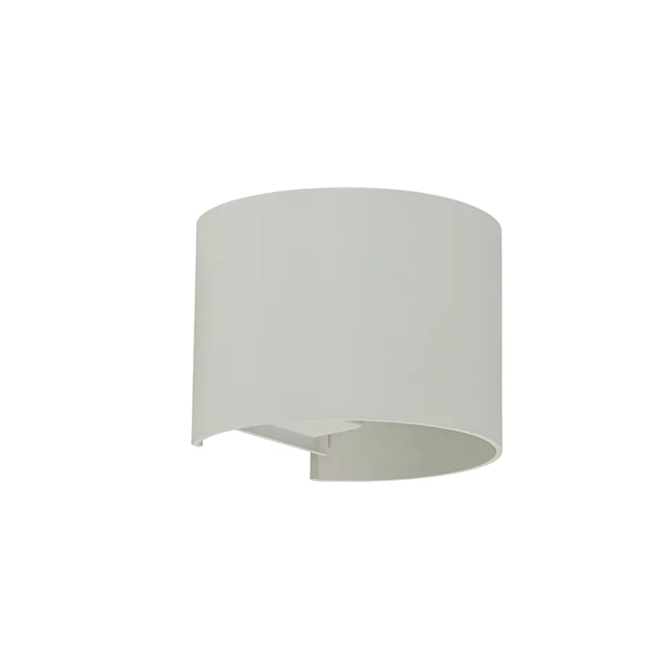Witte LED Buitenlamp IP54 afgerond wit>Straluma Outlet