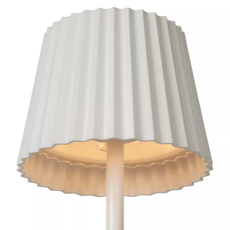 Witte tafellamp oplaadbaar inclusief dimbaar LED IP54>Straluma Outlet