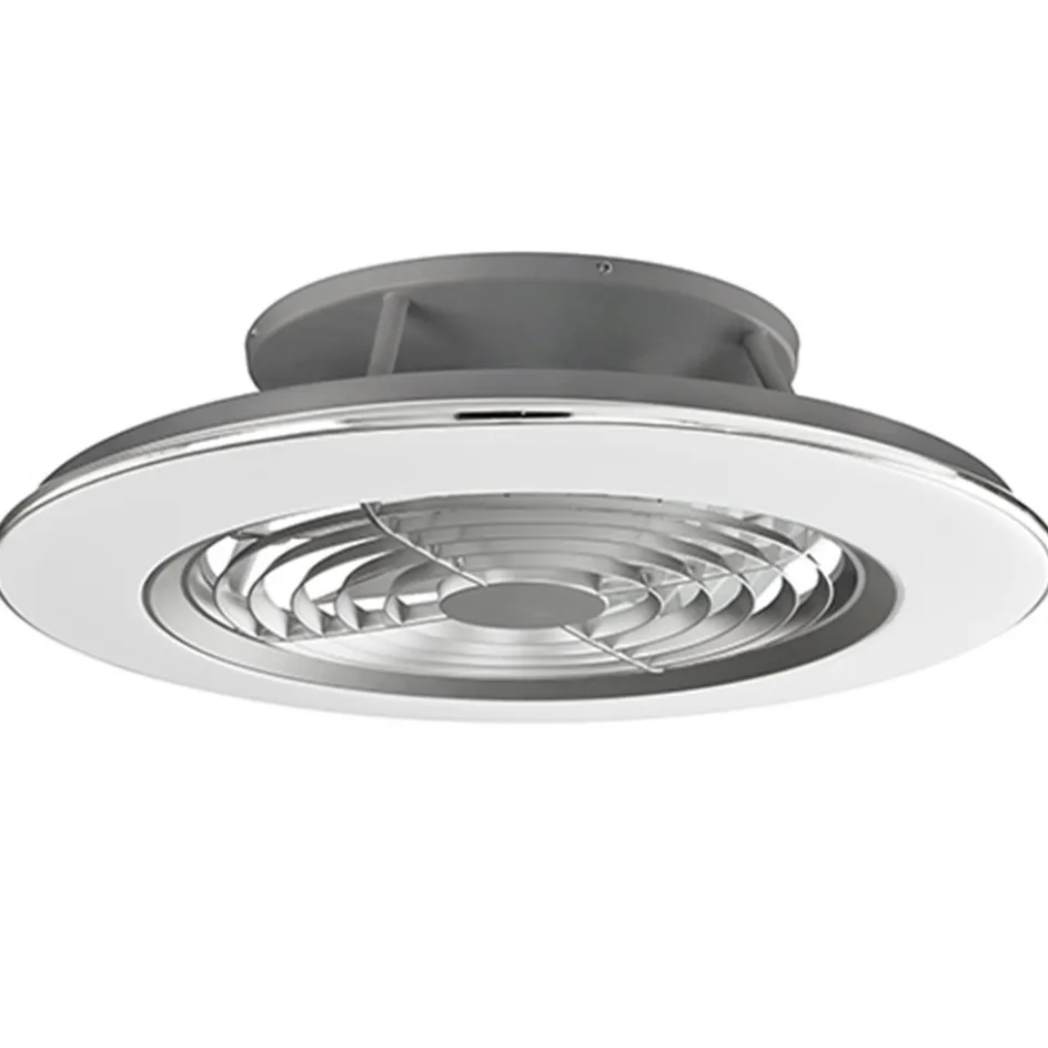 Zilveren ventilator met LED en bluetooth>Straluma Sale