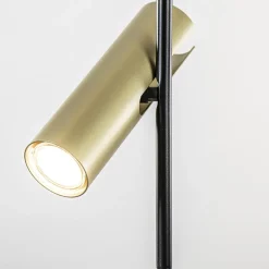 Zwart met gouden plafondspot 4-lichts groot></noscript>Straluma Discount