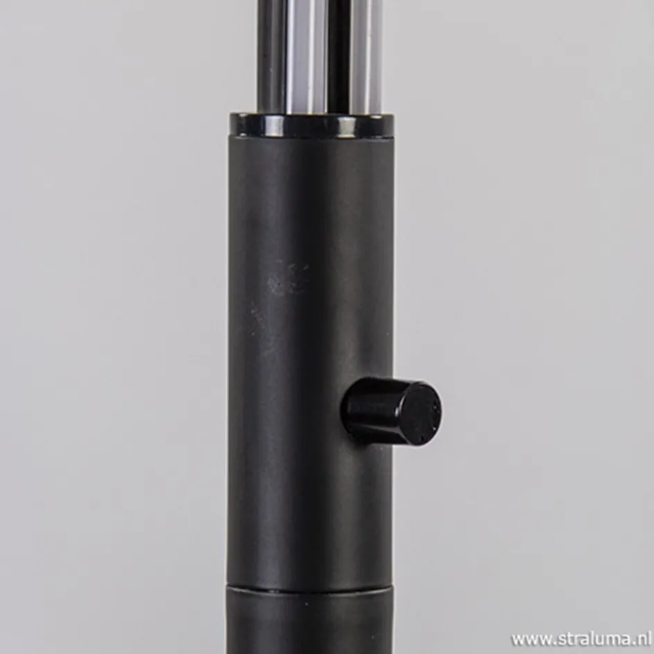 Zwarte boog vloerlamp LED dimbaar>Straluma Hot