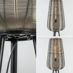 Zwarte driepoot Adeta met nikkel kap></noscript>Straluma Discount