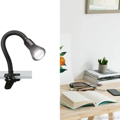 Zwarte klemlamp/leeslamp voor bureau></noscript>Straluma Clearance