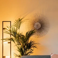 Zwarte metalen vloerlamp open frame></noscript>Straluma Best