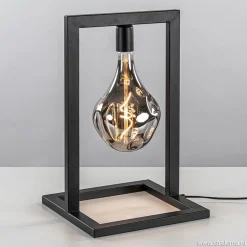 Zwarte tafellamp frame excl. lichtbron>Straluma Discount