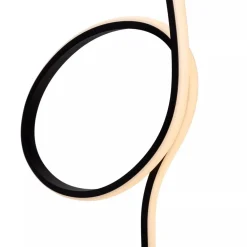 Zwarte vloerlamp flamingo met LED RGB multicolor></noscript>Straluma Outlet